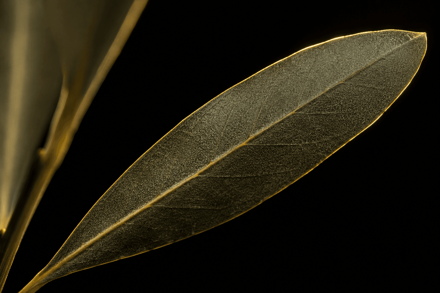 Ripe olives on the branch
